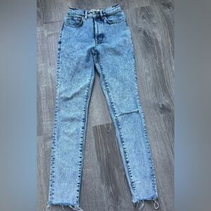 We The Free Mineral Wash Skinny Jeans Size 25